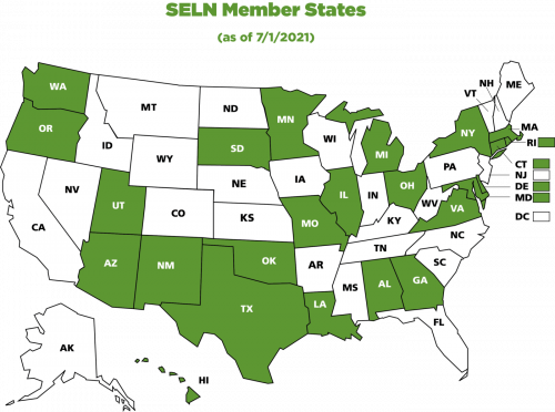 SELN members Map 2021